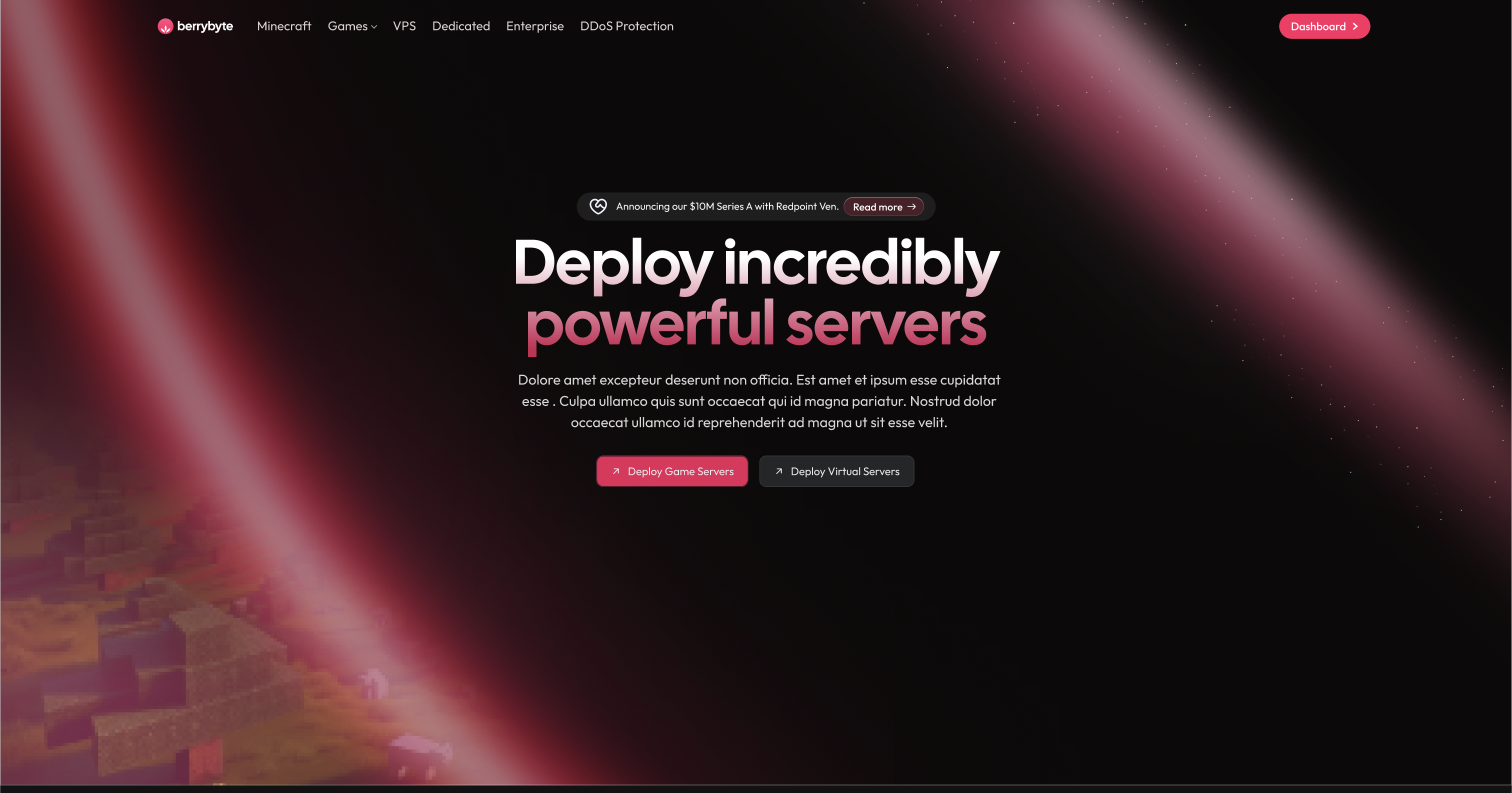BerryByte Landing Page Concept